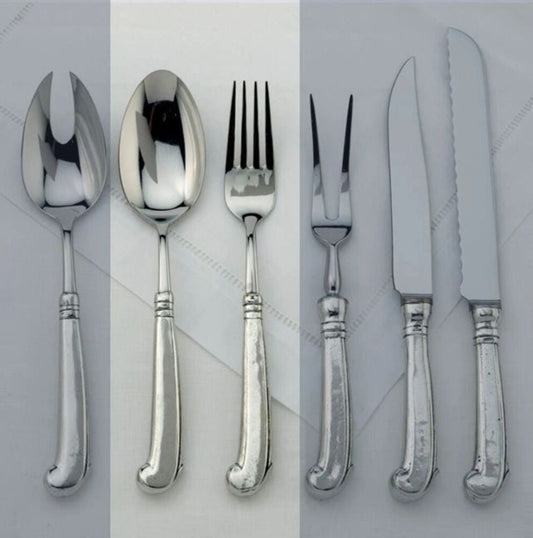 Serving Fork & Spoon Set - Ascot by Julie Wear 