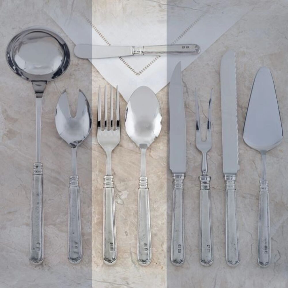 Serving Fork & Spoon Set - Filet by Julie Wear 