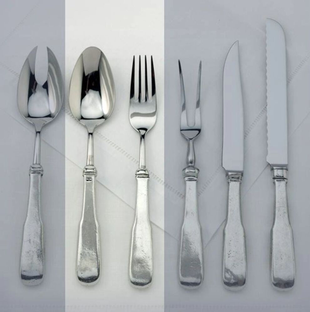 Serving Fork & Spoon Set - Georgian by Julie Wear 