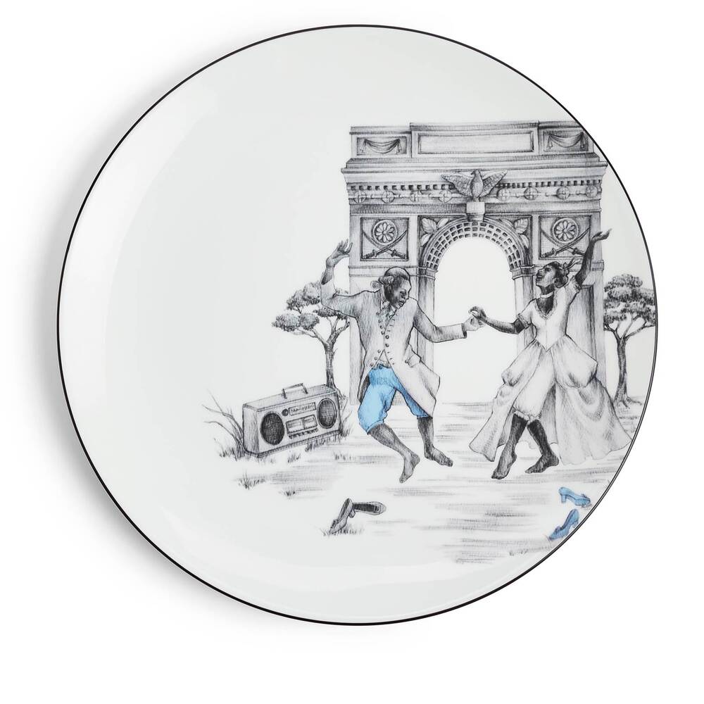 Sheila Bridges Dancing Serving Plate by Wedgwood