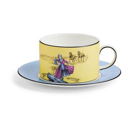 Sheila Bridges Horses Teacup & Saucer by Wedgwood