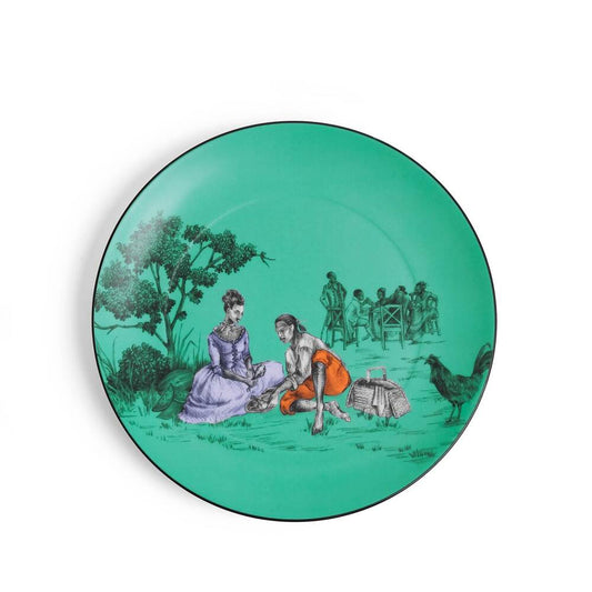 Sheila Bridges Picnic Accent Plate by Wedgwood