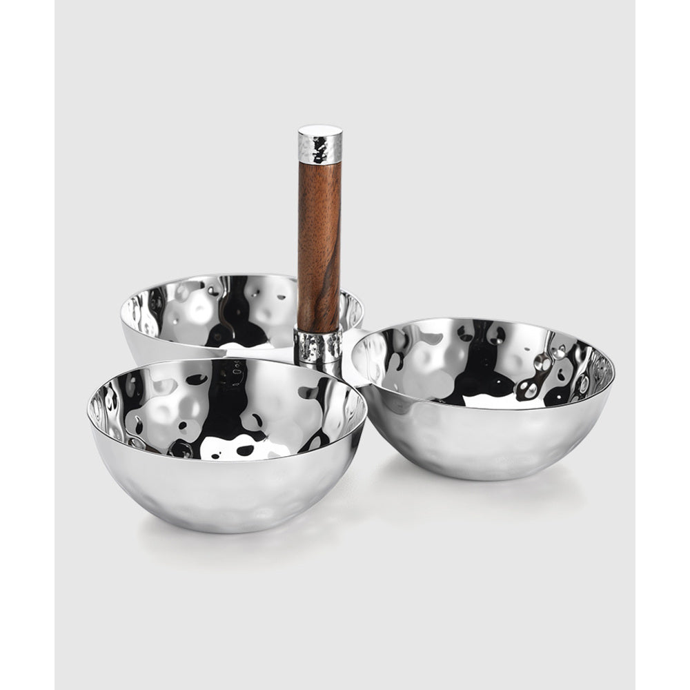 Sierra 3 Bowl Set with Wood Handle by Mary Jurek Design 