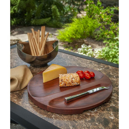 Sierra Divided Wood Tray 13" D by Mary Jurek Design Additional Image -2