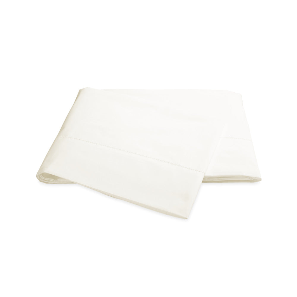 Sierra Hemstitch Flat Sheet Ivory 