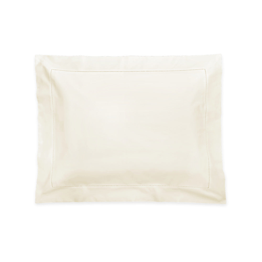 Sierra Hemstitch Sham Ivory Standard 