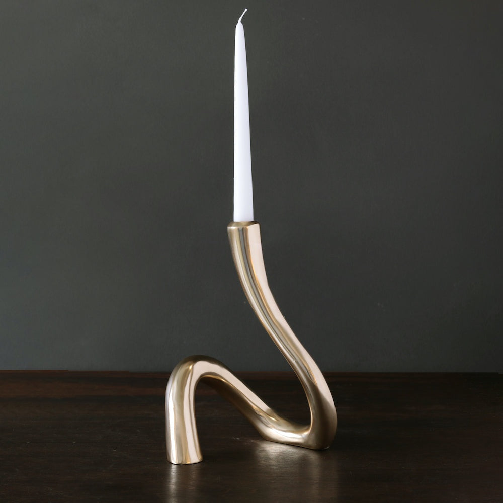 Sierra Mod Serpente 11" Candle Stick by Beatriz Ball 