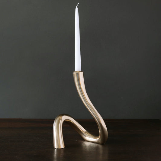 Sierra Mod Serpente 11" Candle Stick by Beatriz Ball 