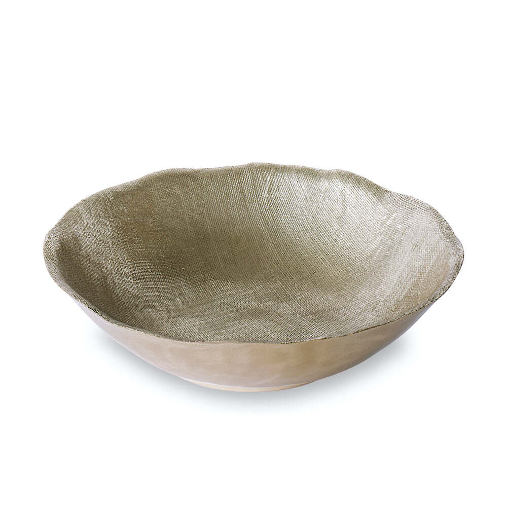 Sierra Modern Fina Large Bowl - Gold by Beatriz Ball 1