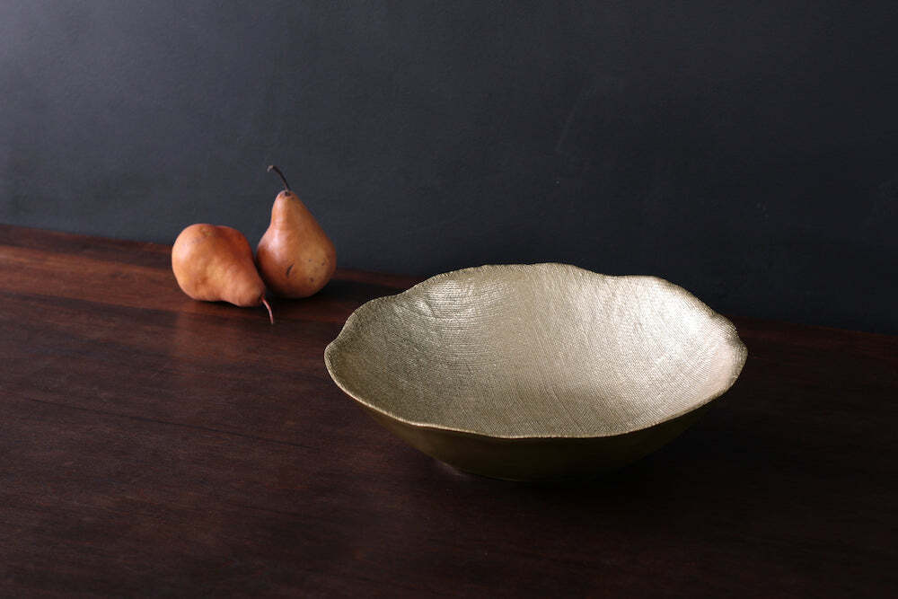 Sierra Modern Fina Large Bowl - Gold by Beatriz Ball 3