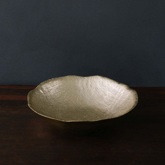 Sierra Modern Fina Large Bowl - Gold by Beatriz Ball 