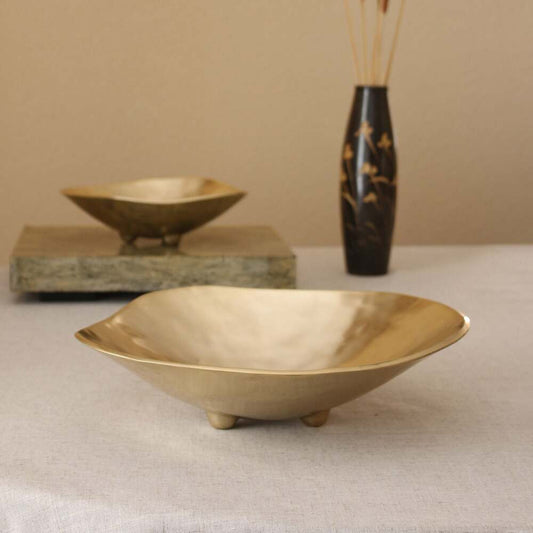 Sierra Modern Large Lissa Bowl - Shiny Gold by Beatriz Ball 