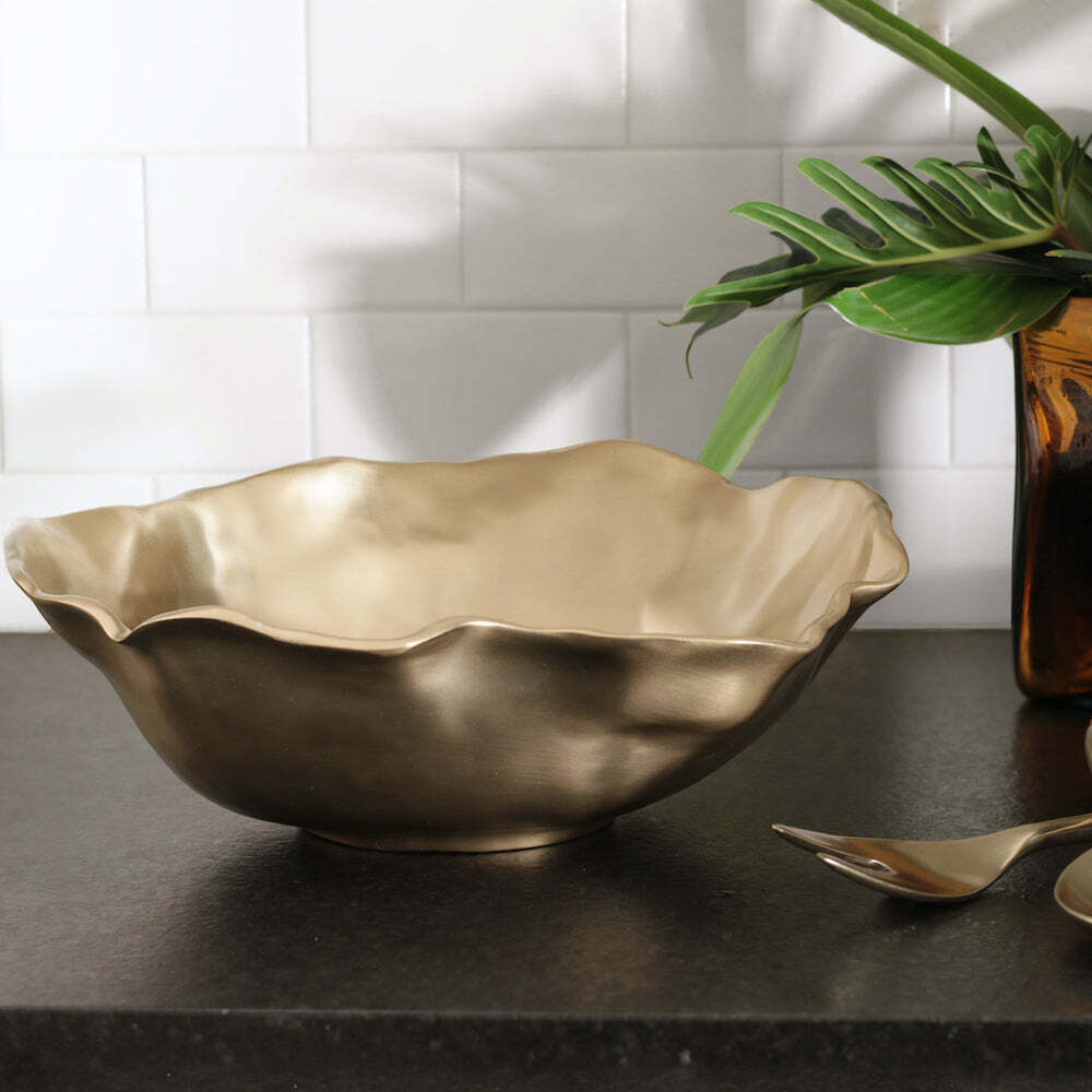 Sierra Modern Maia Large Bowl - Gold by Beatriz Ball 3