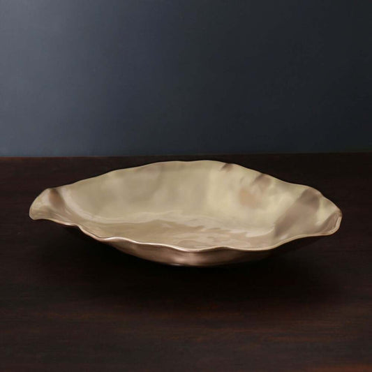 Sierra Modern Maia Medium Platter - Gold by Beatriz Ball 