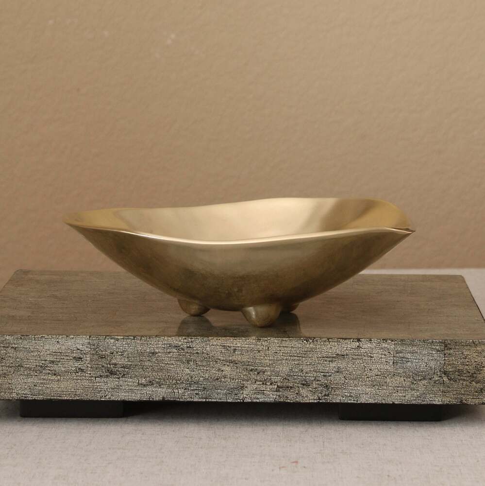 Sierra Modern Medium Lissa Bowl - Shiny Gold by Beatriz Ball 1