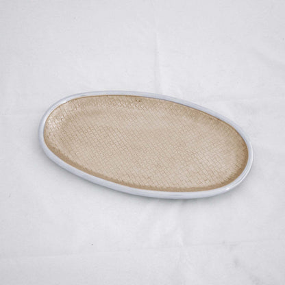 Sierra Modern Nassau Oval Platter - Gold by Beatriz Ball 1