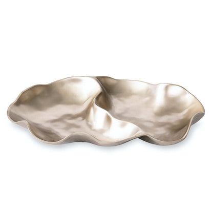 Sierra Modern Onyx Double Dip Bowl - Gold by Beatriz Ball 1