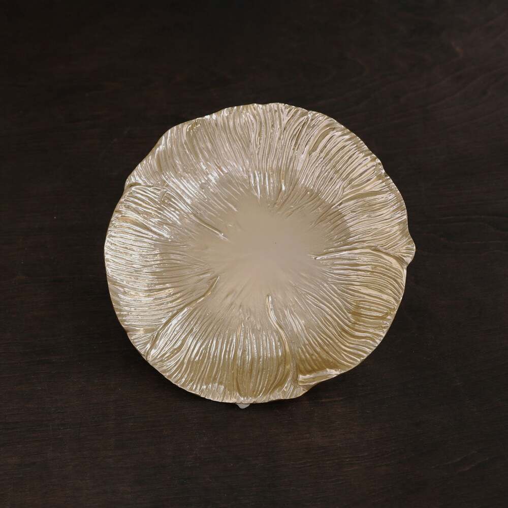 Sierra Modern Poppy 9" Plate - Gold by Beatriz Ball 