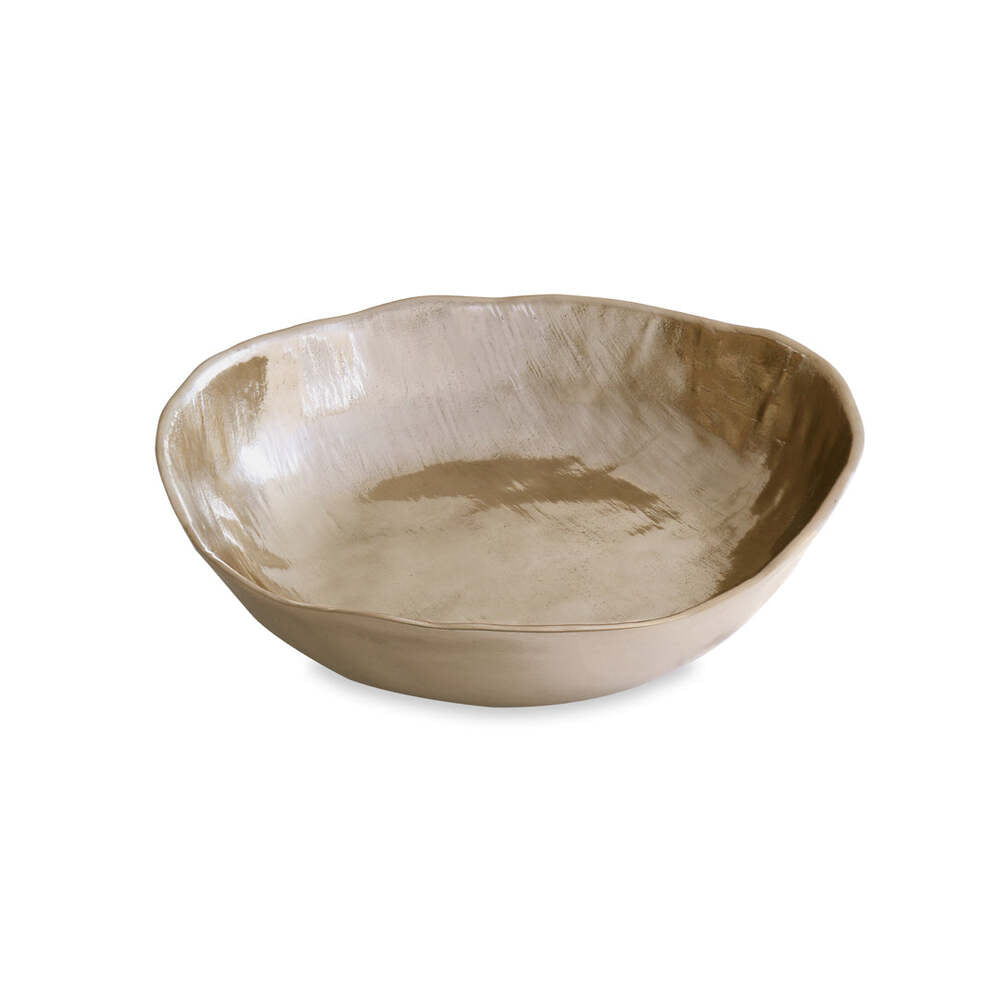 Sierra Modern Strie Large Bowl - Gold by Beatriz Ball 1