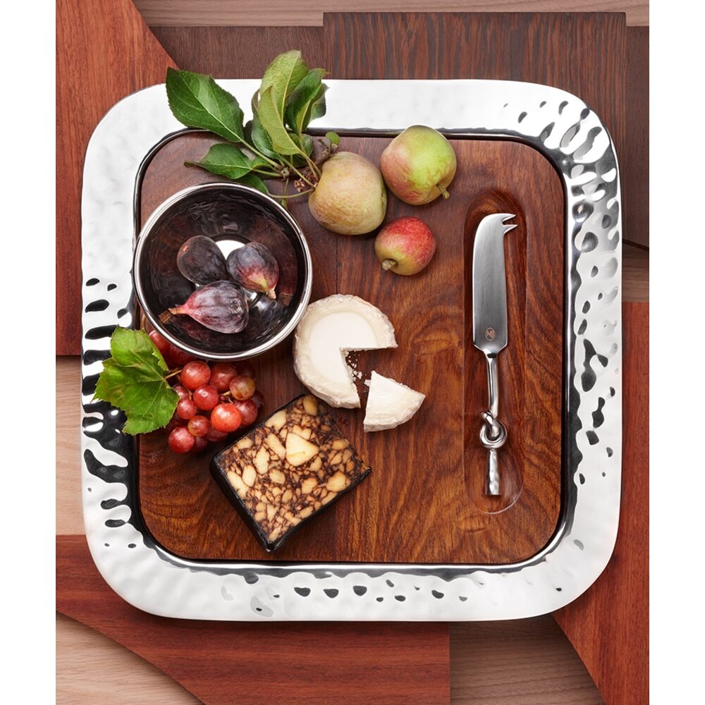 Sierra Square Tray with Wood 14" by Mary Jurek Design Additional Image -4