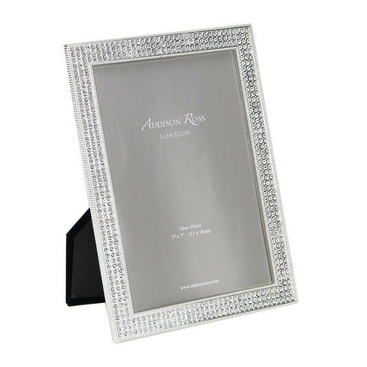 Silver Florence Diamante Frame 5"x7" by Addison Ross