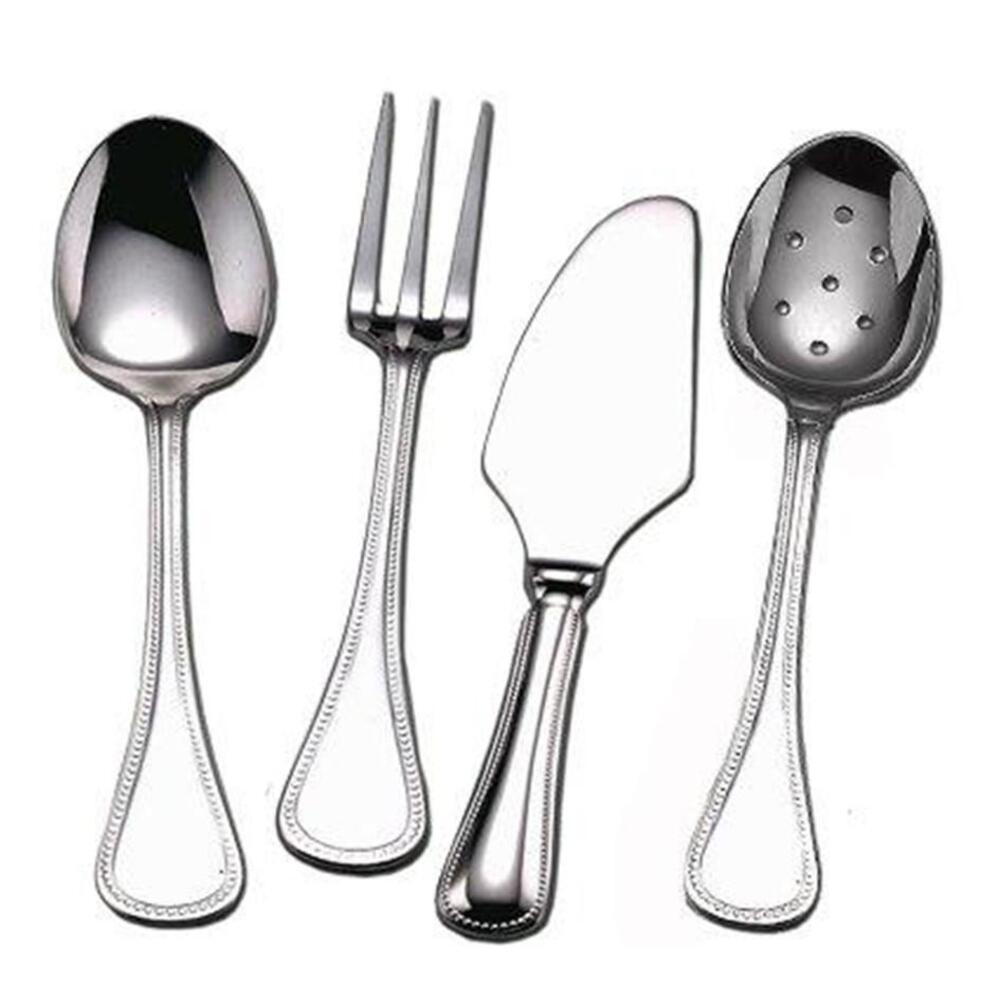 Silver Le Perle - 4 Piece Hostess Set by Couzon 