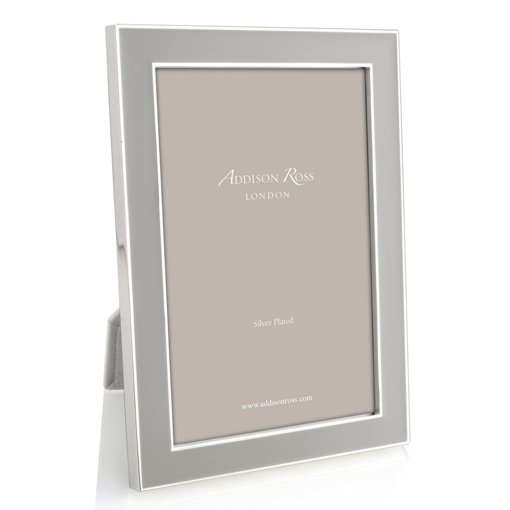 Silver Trim Chiffon Enamel Picture Frame 15mm by Addison Ross