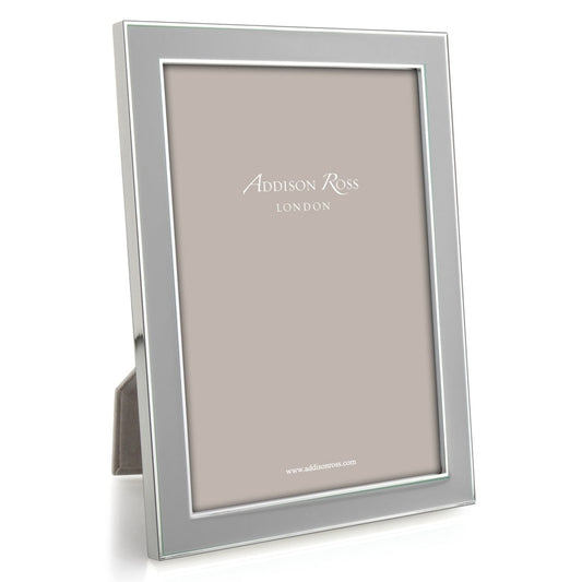 Silver Trim Chiffon Enamel Picture Frame 15mm by Addison Ross