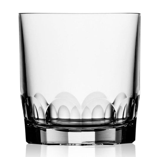 Simplicity Clear Double Old Fashioned Glass by Varga Crystal 