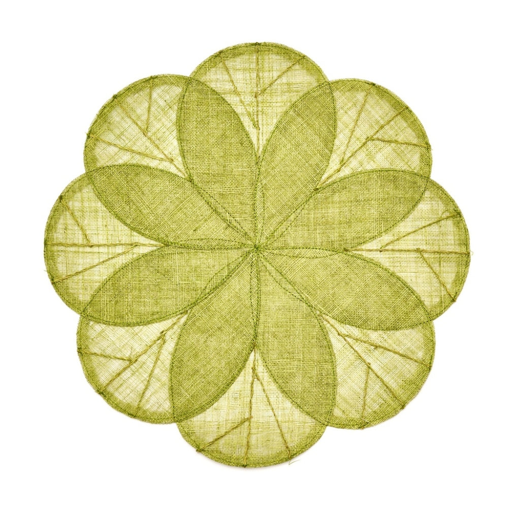 Sinamay Flower Placemat - Set of 4 by Deborah Rhodes