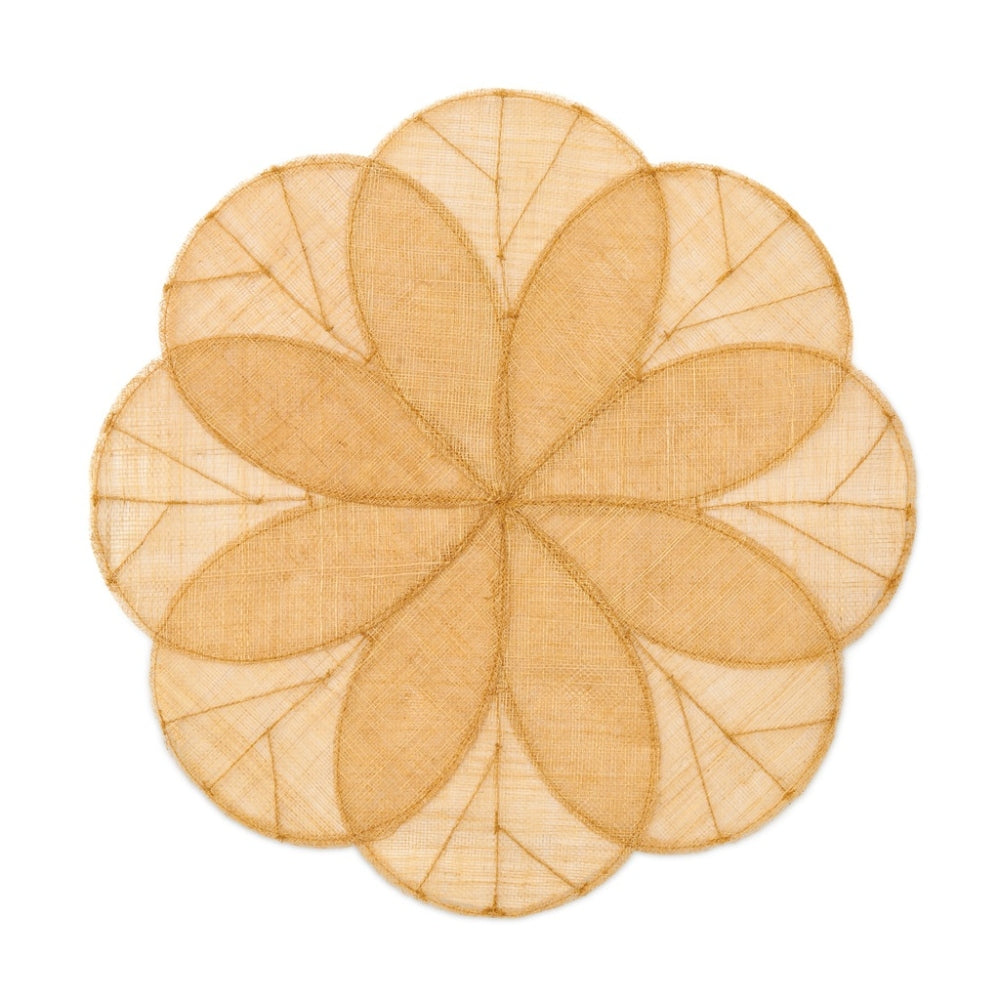 Sinamay Flower Placemat - Set of 4 by Deborah Rhodes