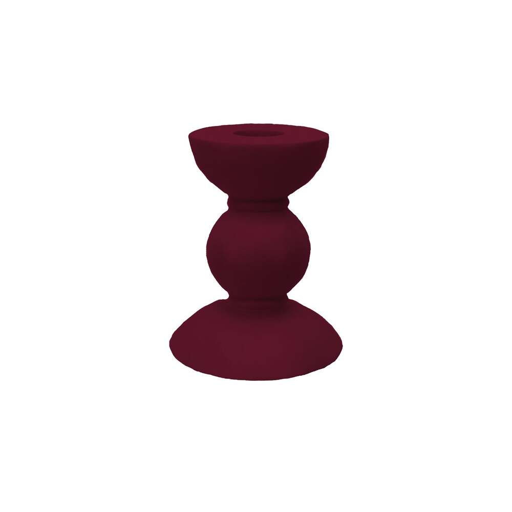 Small Cherry Bobbin Candlestick - 10cm by Addison Ross Additional Image-2