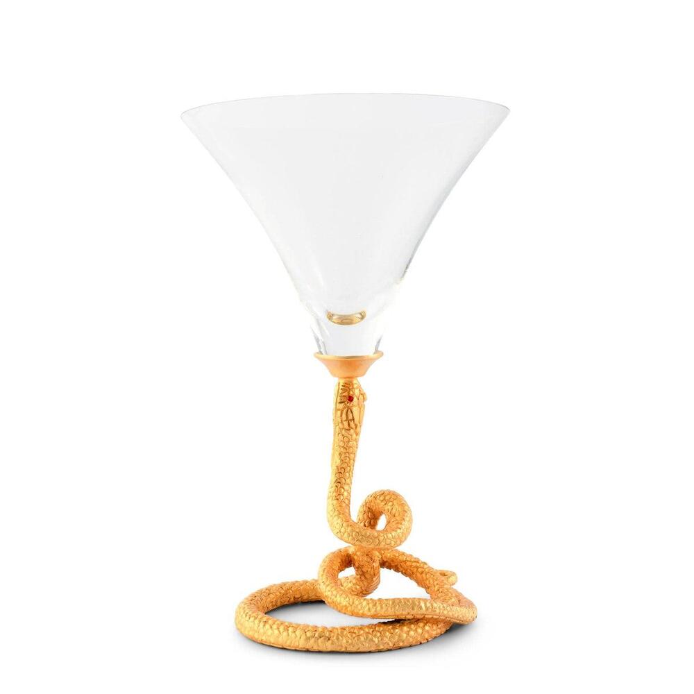 Snake Cocktail / Martini Glass by Vagabond House 1