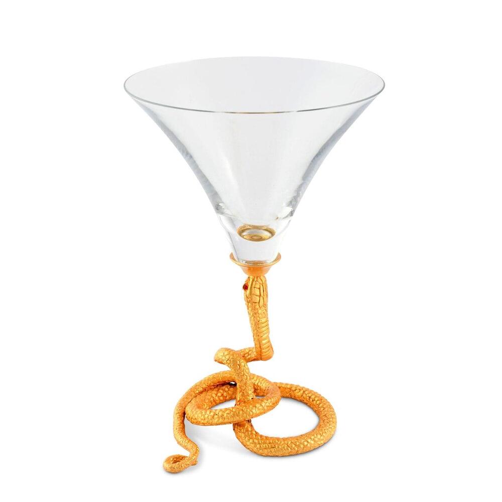 Snake Cocktail / Martini Glass by Vagabond House 2