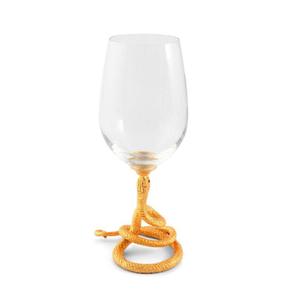 Snake Wine Glass by Vagabond House 1