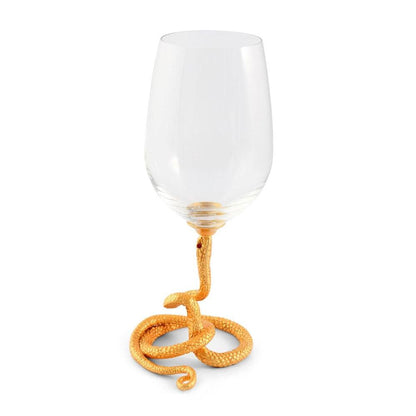 Snake Wine Glass by Vagabond House 2