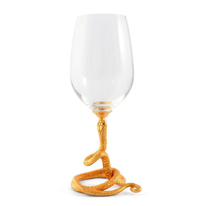 Snake Wine Glass by Vagabond House 3