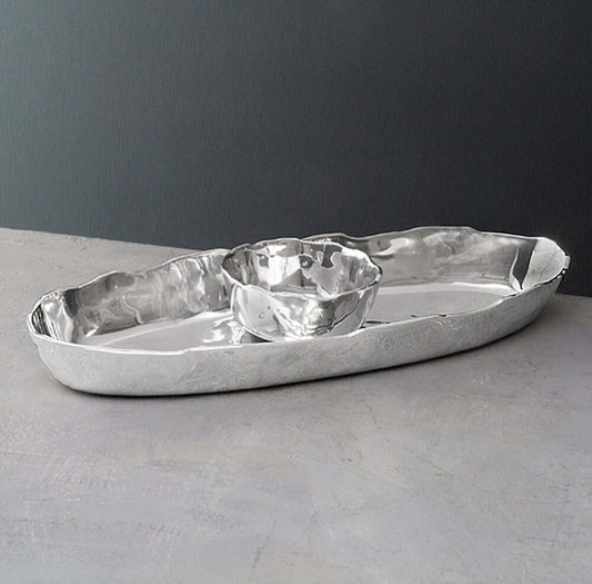 Soho Brooklyn Deep Oval Chip & Dip Bowl by Beatriz Ball 