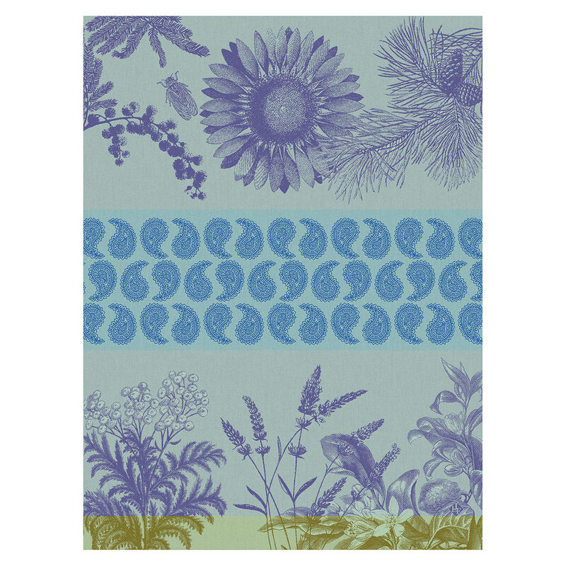 Soleil au jardin Tea Towels by Le Jacquard Francais