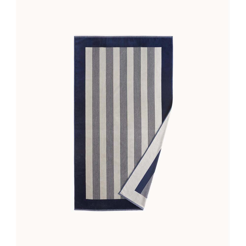 Soleil Stripe Beach Towel by Peacock Alley