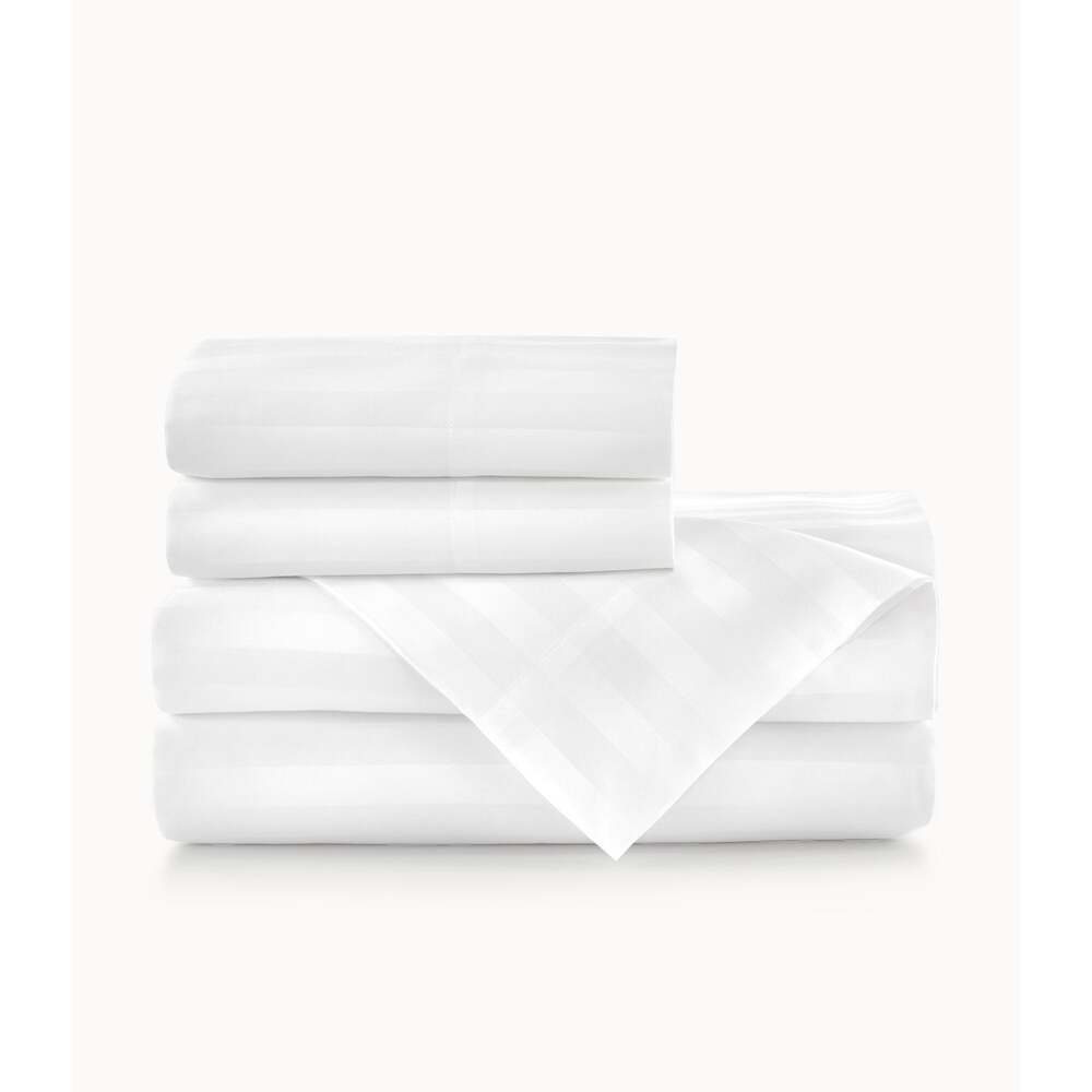 Soprano Stripe Sateen Sheet Set by Peacock Alley  1