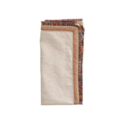 Spectrum Napkin - Set of 4 Natural & Multi by Kim Seybert 5