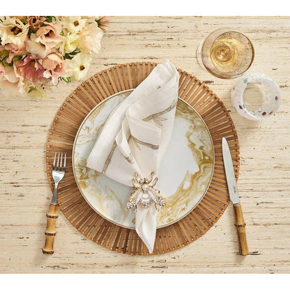 Spoke Placemat - Set of 4 Brown by Kim Seybert 2