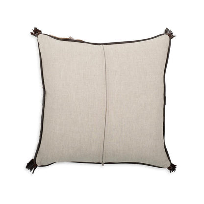 Springbok Hide Duo Pillow with Leather Trims by Ngala Trading Company Additional Image - 2
