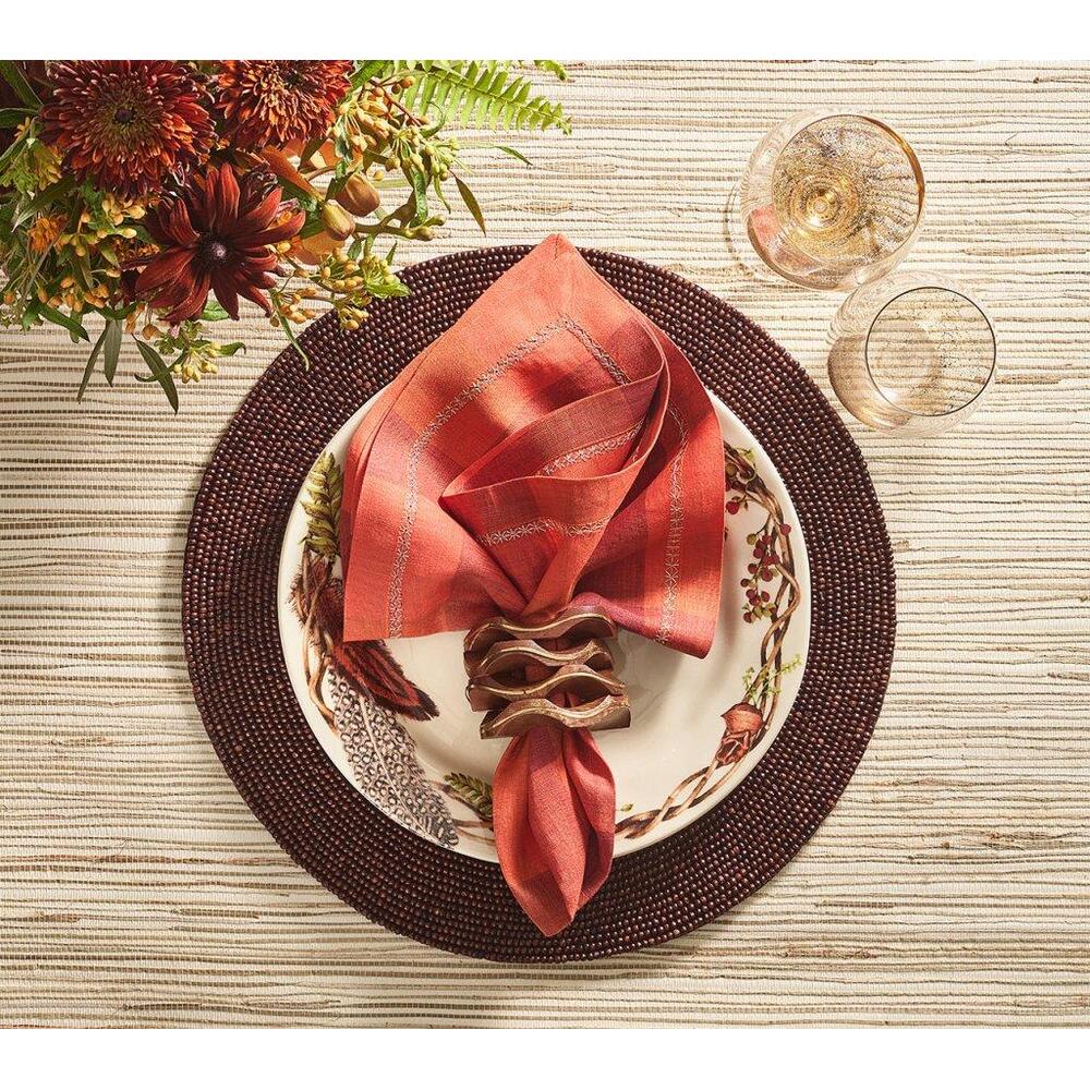 Spruce Placemat in Brown - Set of 4 by Kim Seybert 2