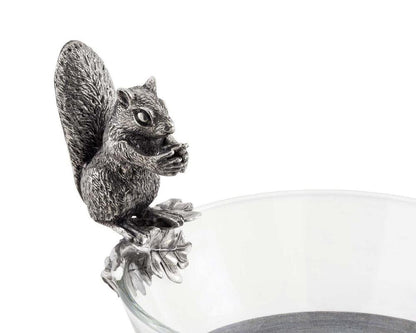 Squirrel Glass Nut Bowl by Vagabond House 1