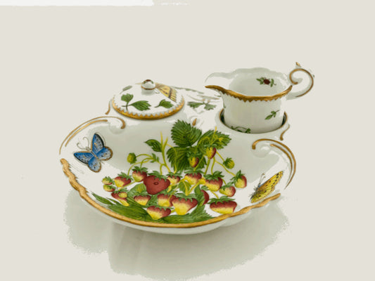 ST100 - 3 Pc. Large Strawberry Dish by Anna Weatherley