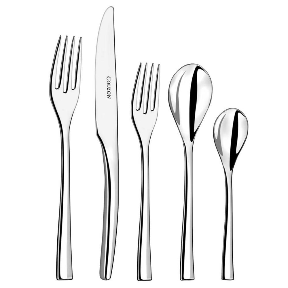 Steel - Stainless 5 Piece Place Setting by Couzon 