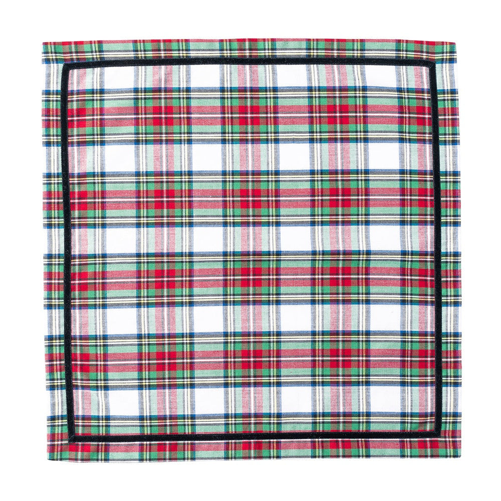 Stewart Tartan Napkin Set/4 - Multi by Juliska 1