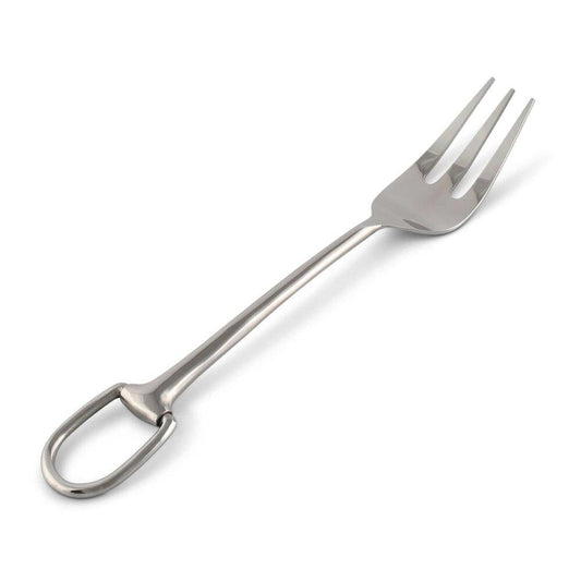 Stirrup Server Fork - Stainless Steel Matte Silver by Vagabond House 